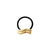 Hair Accessories U-Shaped Large Alloy Head Rope Headdress Cold Wind Ponytail Hair Ring High-Grade Seamless Glossy Hair Rope