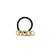 Hair Accessories U-Shaped Large Alloy Head Rope Headdress Cold Wind Ponytail Hair Ring High-Grade Seamless Glossy Hair Rope