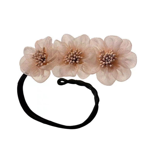 Hair Machine Female Flower Ball Head Lazy Man Head Artifact Internet Popular Pearl Korean Headwear Hair Accessories