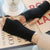 Half Finger Wool Gloves Women's Autumn And Winter Thickened Warm Open Finger Touch Screen Knitted Gloves Student Writing Oversleeve Wristband