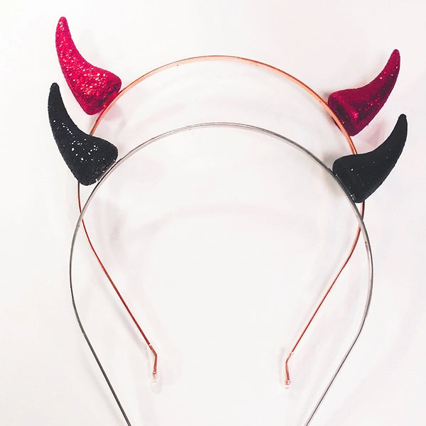 Halloween Birthday Party Devil Headband Headdress Wholesale Headdress Female Adult Party Online Celebrity Hairpin