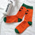 Halloween Cartoon Style Unisex Cartoon Cotton Crew Socks A Pair