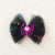 Halloween Casual Funny Girl'S Solid Color Spider Bow Knot Hollow Out Hair Clip Hair Band