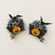 Halloween Casual Funny Girl'S Solid Color Spider Bow Knot Hollow Out Hair Clip Hair Band