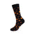 Halloween Casual Men'S Spider Web Skull Cotton Crew Socks A Pair