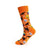 Halloween Casual Men'S Spider Web Skull Cotton Crew Socks A Pair