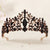 Halloween Cool Style Women's Crown Alloy Inlay Rhinestones Pearl Crown