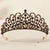 Halloween Cool Style Women's Crown Alloy Inlay Rhinestones Pearl Crown