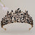 Halloween Cool Style Women's Crown Alloy Inlay Rhinestones Pearl Crown