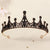 Halloween Cool Style Women's Crown Alloy Inlay Rhinestones Pearl Crown