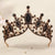 Halloween Cool Style Women's Crown Alloy Inlay Rhinestones Pearl Crown