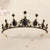 Halloween Cool Style Women's Crown Alloy Inlay Rhinestones Pearl Crown