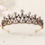 Halloween Cool Style Women's Crown Alloy Inlay Rhinestones Pearl Crown