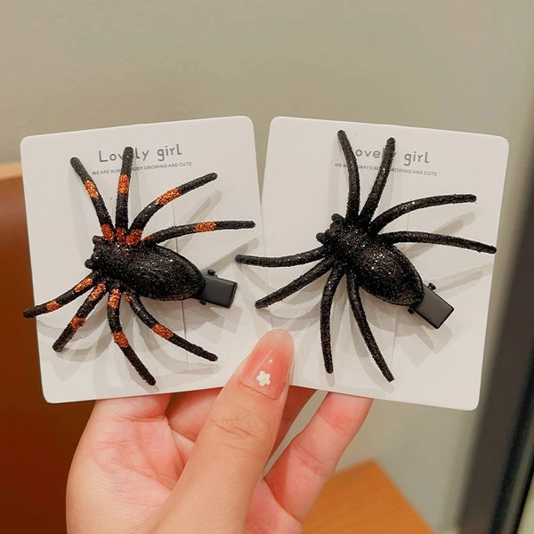 Halloween Cute Funny Women's Spider Alloy Hair Clip