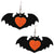 Halloween Funny Pumpkin Acrylic Earrings Little Witch Resin Earrings