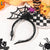 Halloween Gothic Hip-Hop Women's Color Block Hair Clip Hair Band