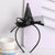 Halloween Headband Pumpkin Party Witch Hat Decorative Supplies Classic Spider Web Witch Hat Headband Hair Accessories