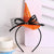 Halloween Headband Pumpkin Party Witch Hat Decorative Supplies Classic Spider Web Witch Hat Headband Hair Accessories