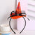 Halloween Headband Pumpkin Party Witch Hat Decorative Supplies Classic Spider Web Witch Hat Headband Hair Accessories