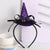 Halloween Headband Pumpkin Party Witch Hat Decorative Supplies Classic Spider Web Witch Hat Headband Hair Accessories