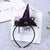 Halloween Headband Pumpkin Party Witch Hat Decorative Supplies Classic Spider Web Witch Hat Headband Hair Accessories