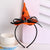 Halloween Headband Pumpkin Party Witch Hat Decorative Supplies Classic Spider Web Witch Hat Headband Hair Accessories