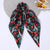 Halloween Hip-Hop Funny Women's Flower Skull Printing And Dyeing Hair Tie