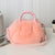 Halloween Medium Plush Oval Magnetic Buckle Cloud Shape Bag