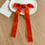 Halloween New Bow Barrettes Women's Long Ribbon Tweezers Ponytail Tied-up Hair Fabric Headdress In Stock