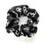 Halloween Printing The Crown Skull Large Intestine Hair Ring