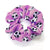 Halloween Printing The Crown Skull Large Intestine Hair Ring