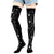 Halloween Retro Women's Bat Blood Stains Skull Polyester Cotton Over The Knee Socks A Pair