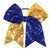 Halloween Simple Style Streetwear Kid'S Color Block Bow Knot Ribbon Sequins Bowknot Hair Tie