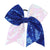 Halloween Simple Style Streetwear Kid'S Color Block Bow Knot Ribbon Sequins Bowknot Hair Tie