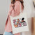 Halloween Unisex Canvas Smile Face Letter Ghost Basic Classic Style Square Open Canvas Bag