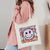 Halloween Unisex Canvas Smile Face Letter Ghost Basic Classic Style Square Open Canvas Bag