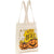 Halloween Unisex Medium Canvas Pumpkin Letter Streetwear Square Open Canvas Bag