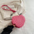 Halloween Women's Medium Pu Leather Heart Shape Spider Web Streetwear Heart-shaped Zipper Underarm Bag