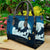 Halloween Women's Medium Pu Leather Letter Streetwear Square Hook Loop Tote Bag