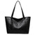 Halloween Women's Pu Leather Skull Classic Style Zipper Tote Bag