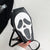 Halloween Women's Small Pu Leather Spider Web Skull Basic Sewing Thread Zipper Shoulder Bag Crossbody Bag