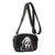 Halloween Women's Small Pu Leather Spider Web Skull Streetwear Zipper Crossbody Bag