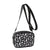 Halloween Women's Small Pu Leather Spider Web Skull Streetwear Zipper Crossbody Bag