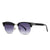 Hawaiian Modern Style Classic Style Geometric Pc Square Half Frame Men's Sunglasses