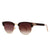 Hawaiian Modern Style Classic Style Geometric Pc Square Half Frame Men's Sunglasses