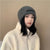 Heap Hat Autumn And Winter Knitted Hat Lengthened Hat Big Head Wool Hat Korean Style Cold-proof Warm-keeping Fashionable  Cold Hat