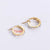 Heart Plating Stainless Steel Earrings