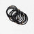 High Elastic Small Gold Beads  Headline Rope Women's Korean Style Simple Elastic Basic Hair Ring Rubber Tendon Payon Hair Rope Hair Ring