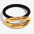 High-Grade  Hair Band Not Tight Hair High Elastic Stainless Steel Plated 18K Gold  Style Hair Rope For Women