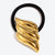 High-Grade  Hair Band Not Tight Hair High Elastic Stainless Steel Plated 18K Gold  Style Hair Rope For Women